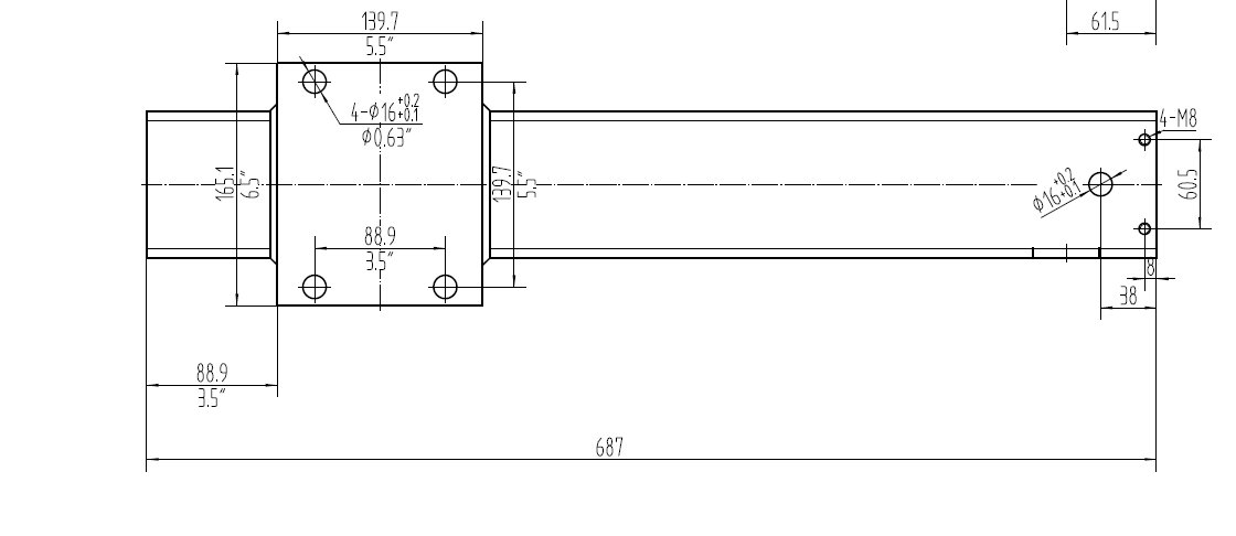 A technical drawing of the 12k Single Hydraulic Trailer Jack Leg Kit, showcasing a robust design with a hydraulic system, dual holding valve, and zinc-plated components for durability and stability.