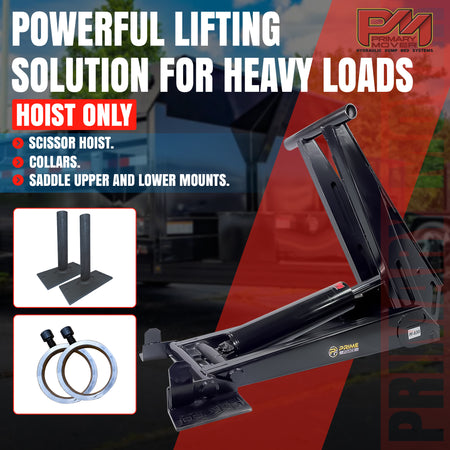 Metal rings with black screws showcasing the robust construction of the 14 Ton HD Hydraulic Scissor Hoist Kit, PF-630, designed for heavy-duty dump trailers.