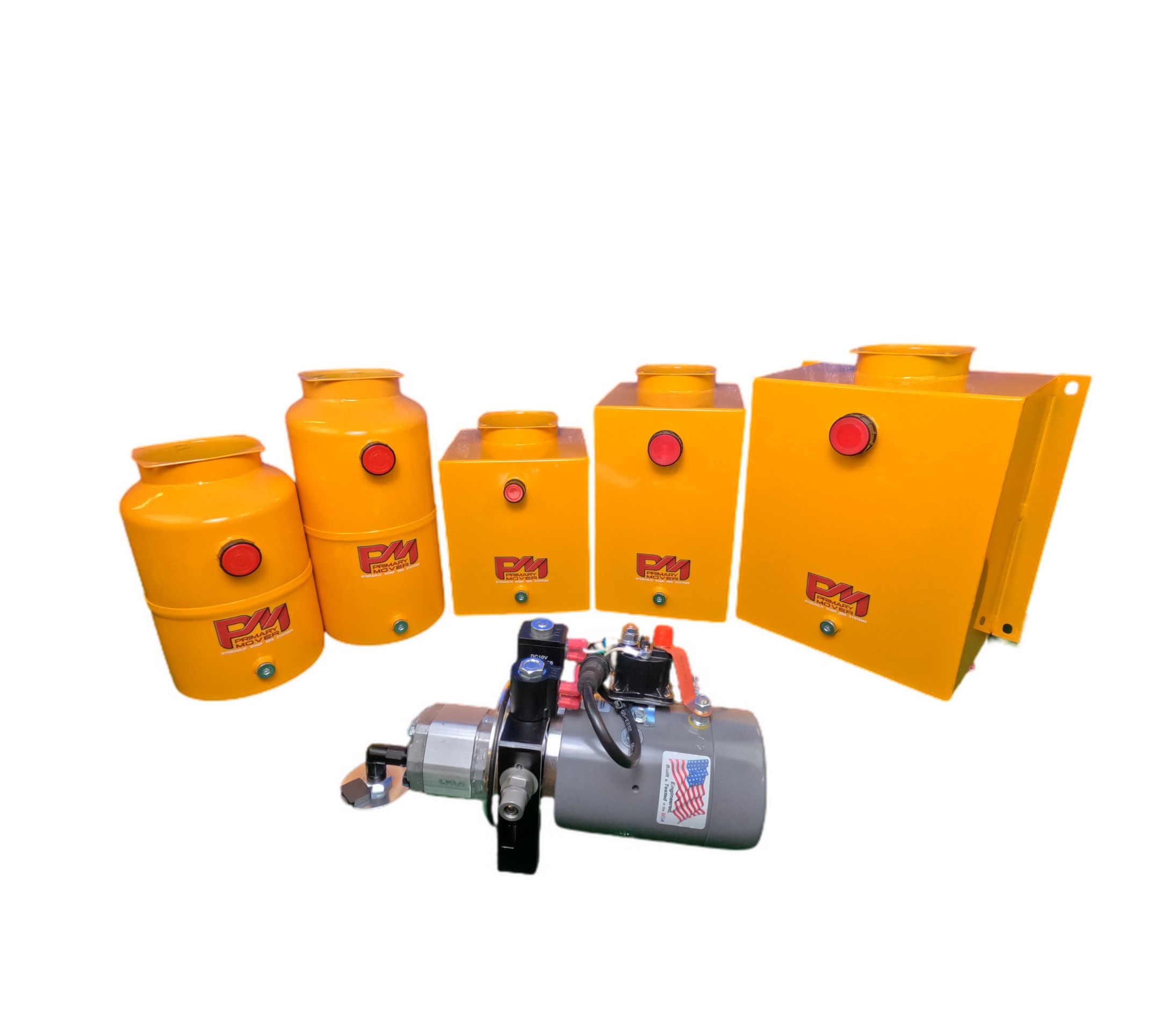 KTI Single Acting 12vdc Hydraulic Power Units Steel Reservoirs Primary Mover