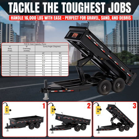 Close-up of a tire and wheel, showcasing the 8 Ton Hydraulic Scissor Hoist Kit, PF-516, designed for 10-14' dump bodies, highlighting its robust lifting capabilities.