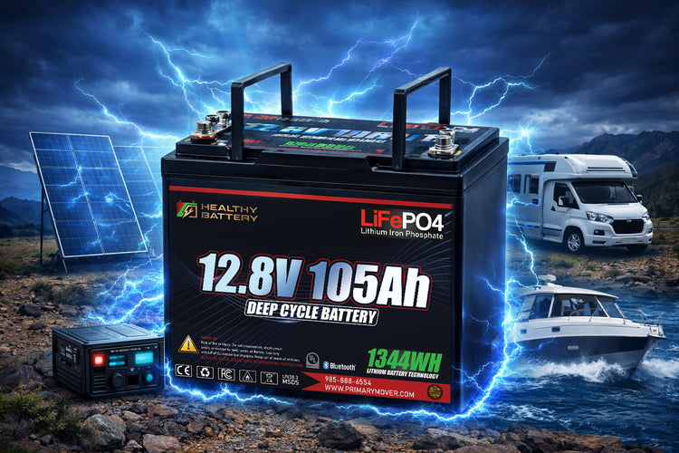 The Smarter Power Upgrade: FAQ Guide to the 12.8V 105Ah LiFePO4 Deep Cycle Battery