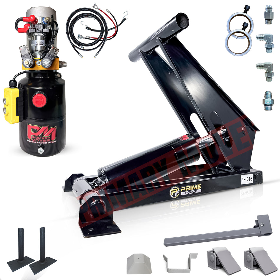 11 Ton Hydraulic Scissor Hoist Kit - Fits 12-16' Dump Body   PF-616-6