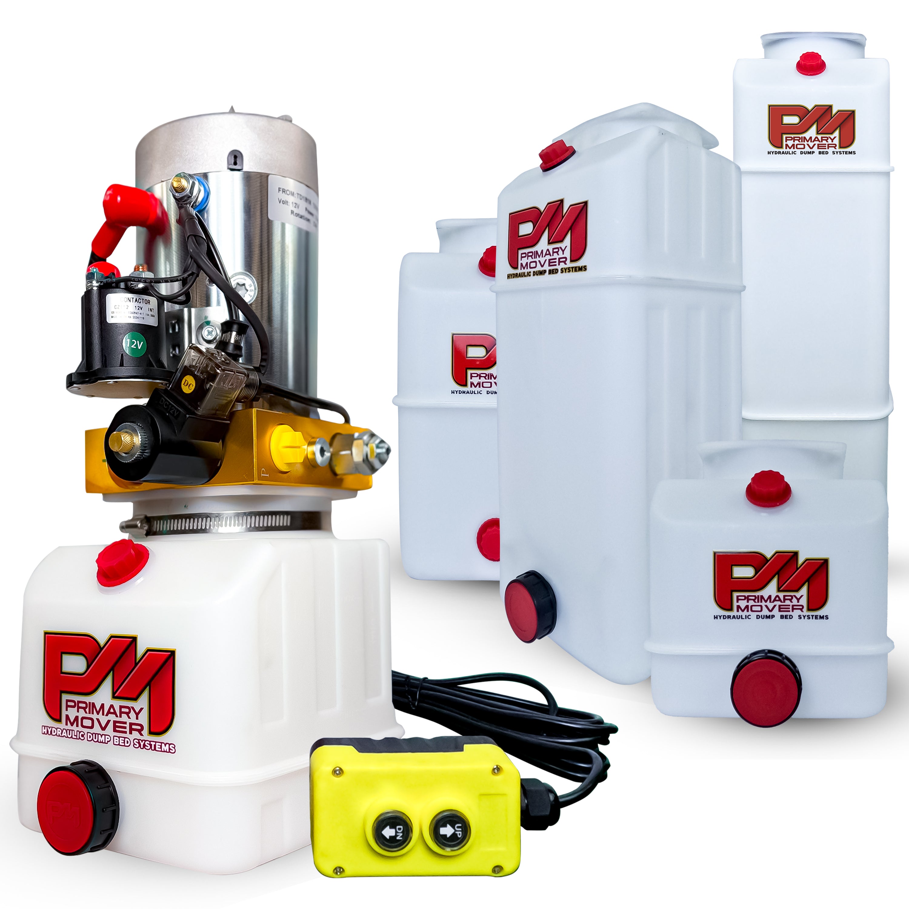 Primary Mover 12V Single-Acting Hydraulic Power Unit (Poly Reservoir ...