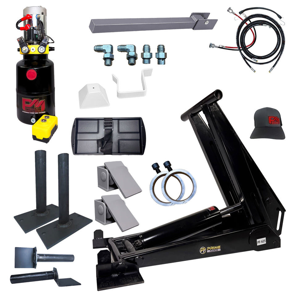 12 Ton HD Hydraulic Scissor Hoist Kit - Fits 16-20' Dump Body   PF-625
