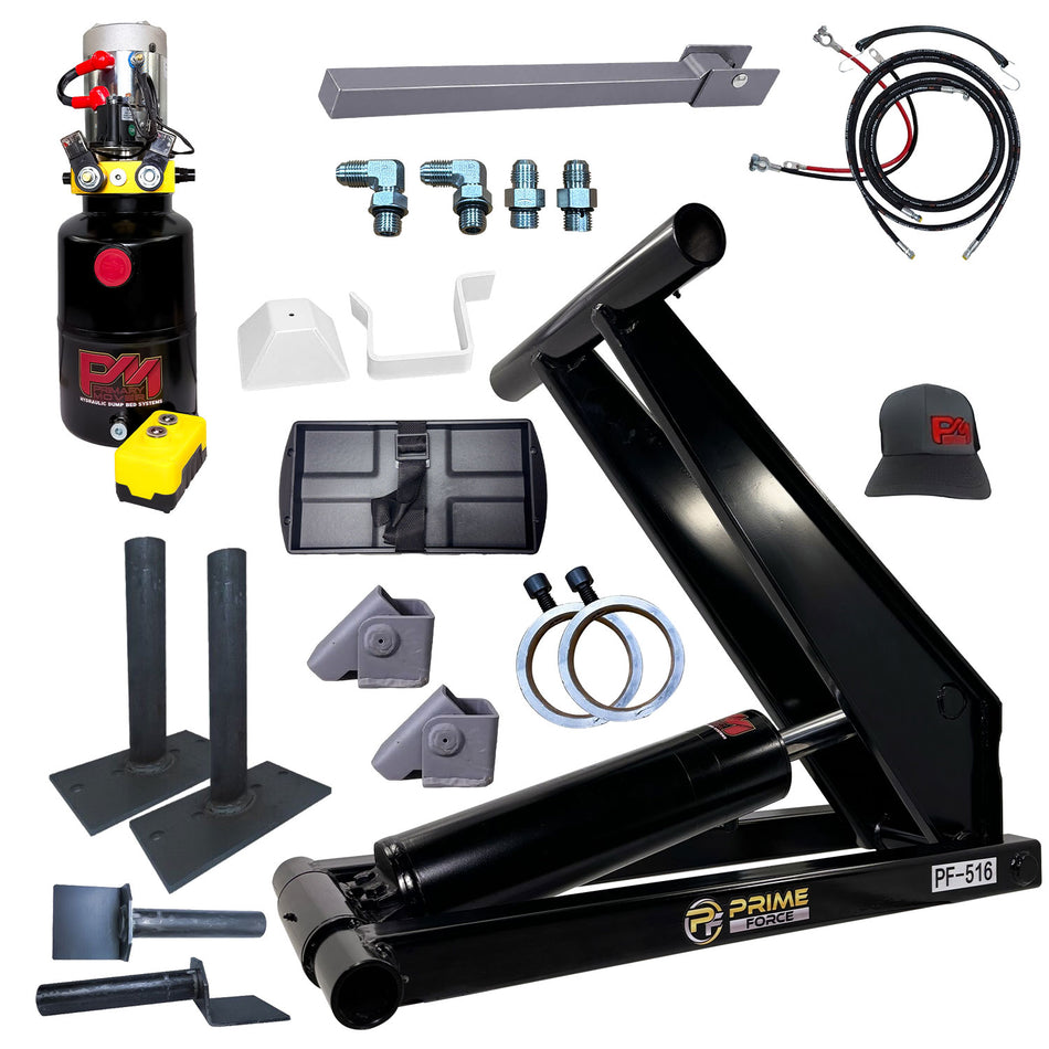 8 Ton Hydraulic Scissor Hoist Kit - Fits 10-14' Dump Body   PF-516