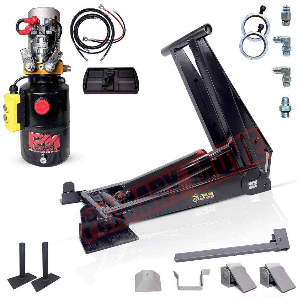 12 Ton HD Hydraulic Scissor Hoist Kit - Fits 16-20' Dump Body   PF-625