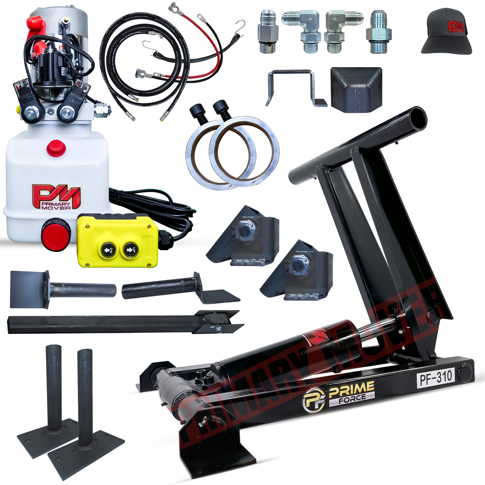 3 Ton Hydraulic Scissor Hoist Kit - Fits 8-10' Dump Body - PF-310 ...