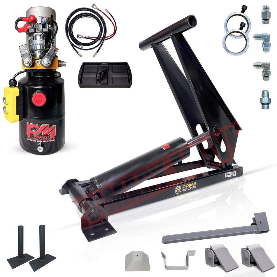 12 Ton Hydraulic Scissor Hoist Kit - Fits 16-18' Dump Body   PF-621-6