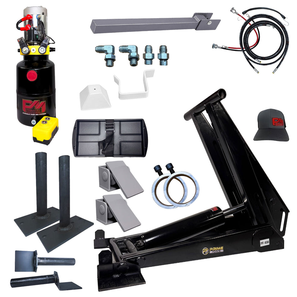 14 Ton HD Hydraulic Scissor Hoist Kit - Fits 18-24' Dump Body   PF-630