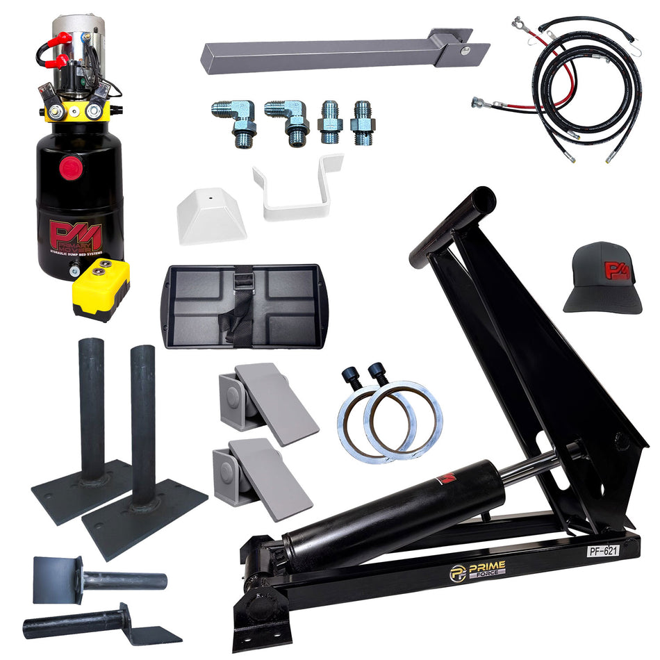 12 Ton Hydraulic Scissor Hoist Kit - Fits 16-18' Dump Body   PF-621-6