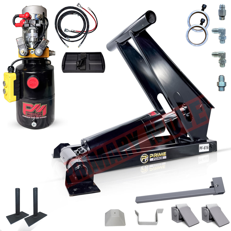 11 Ton Hydraulic Scissor Hoist Kit - Fits 12-16' Dump Body   PF-616-6