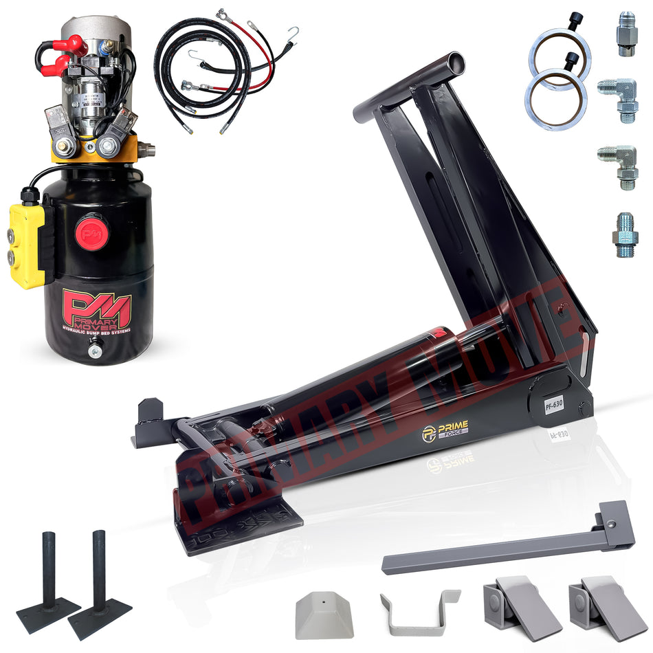 14 Ton HD Hydraulic Scissor Hoist Kit - Fits 18-24' Dump Body   PF-630