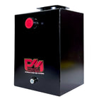 Close-up of the Hydraulic Power Unit Replacement Reservoir 20 Quart Steel, highlighting the durable steel construction and precise fitment details for hydraulic systems.