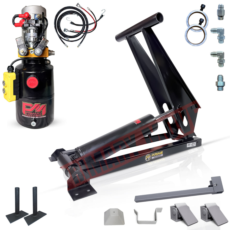12 Ton Hydraulic Scissor Hoist Kit - Fits 16-18' Dump Body   PF-621-6
