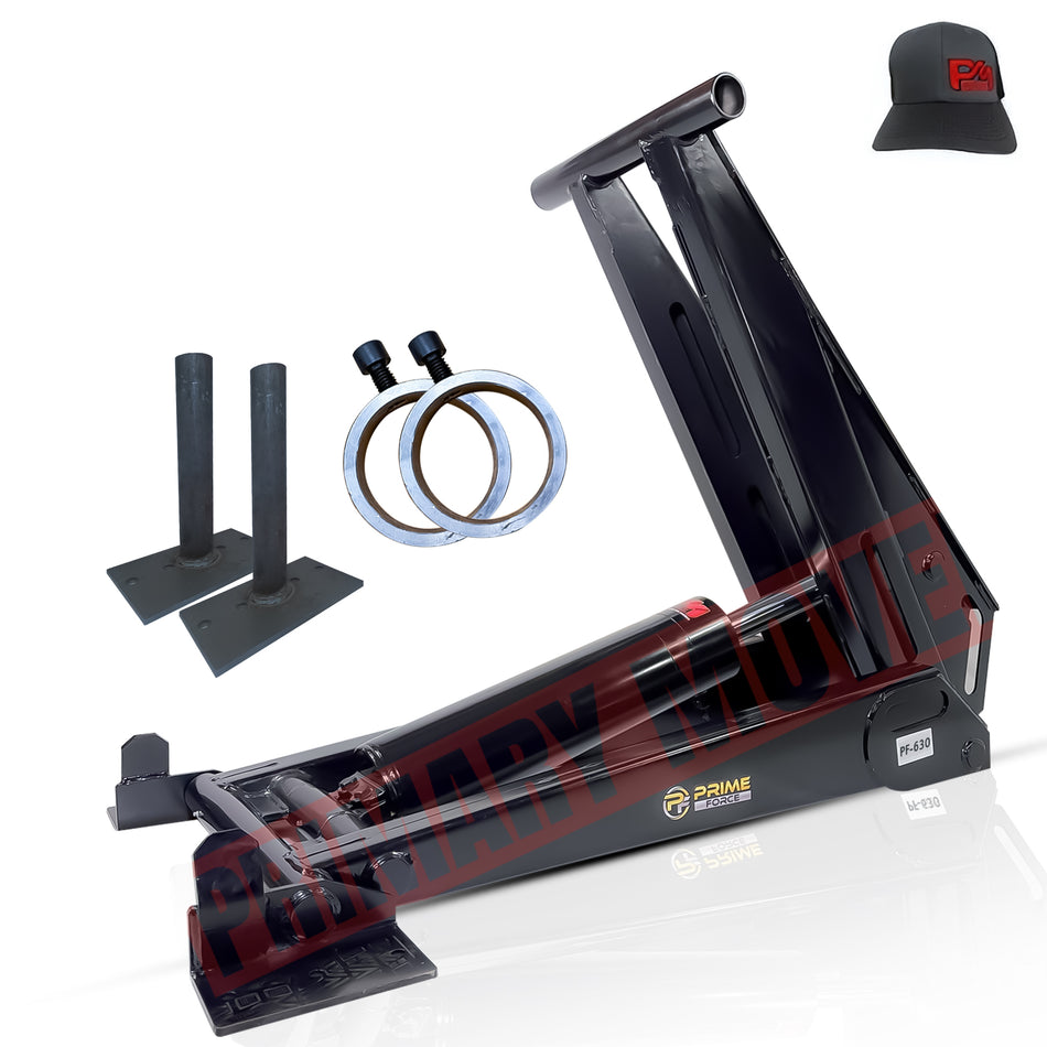 14 Ton HD Hydraulic Scissor Hoist Kit - Fits 18-24' Dump Body PF-630 with reinforced frame, heavy-duty hinges, and powerful cylinder for extreme lifting.