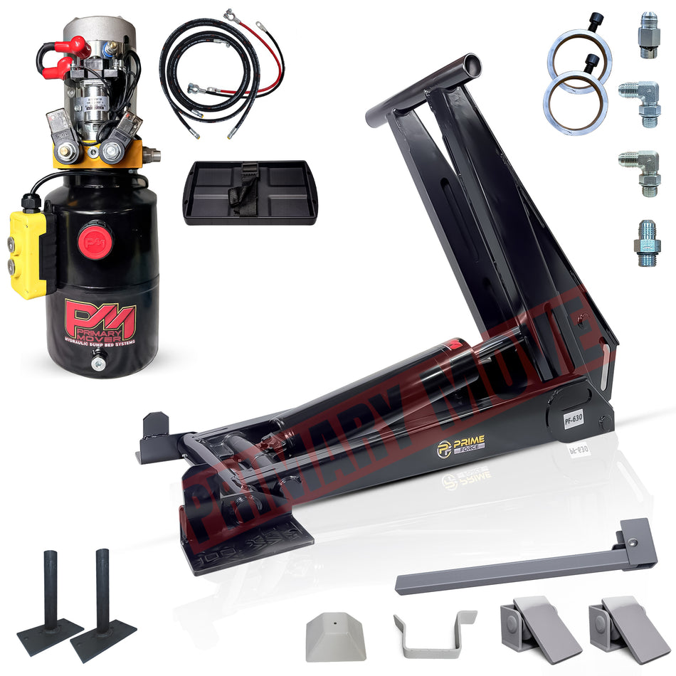 14 Ton HD Hydraulic Scissor Hoist Kit - Fits 18-24' Dump Body   PF-630