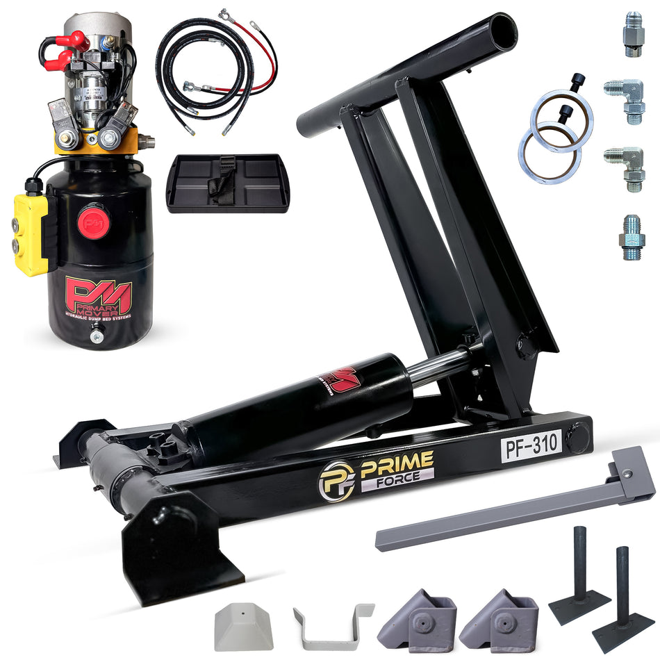 3 Ton Hydraulic Scissor Hoist Kit - Fits 8-10' Dump Body - PF-310