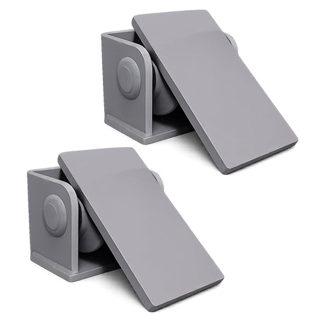 **Title:** Heavy Duty 2Pcs Dump Truck Trailer Body Hinges  

**Meta Description:** Enhance your dump truck with Heavy Duty Hinges for superior strength and stability. Ideal for extreme lifting, ready-to-weld construction ensures maximum performance.

**Alt Text:** Adjustable gray plastic stands pivot, resembling Heavy Duty 2Pcs Dump Truck Trailer Body Hinges.