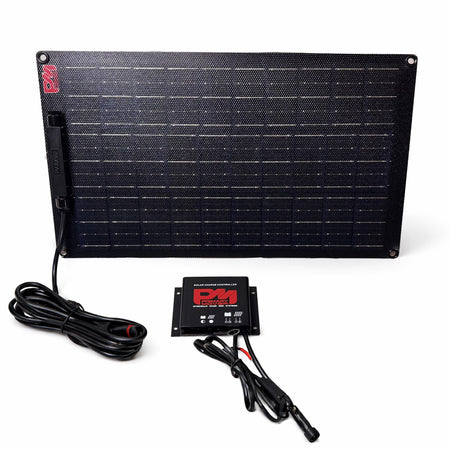 **Title:** 18 Watt Solar Battery Maintainer for Dump Trailers

**Meta Description:** Efficient 18W solar battery maintainer for dump trailers and 12V hydraulic systems. Includes charge controller to prevent parasitic draw and extend battery life.

**Alt Text:** Solar kit with 18W panel, charge controller, and wiring for maintaining dump trailer batteries.