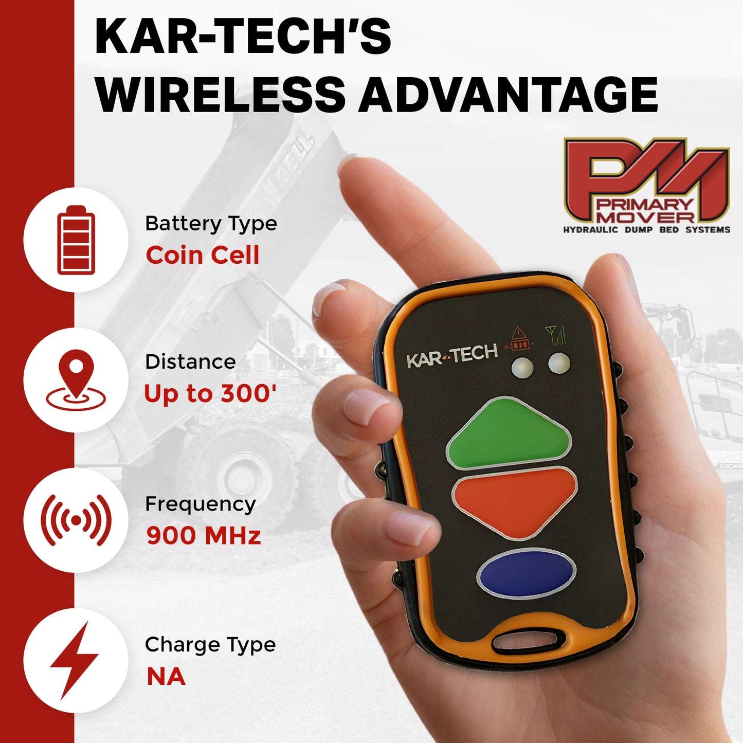 Kar-Tech Wireless Hydraulic Remote Systems – Primary Mover
