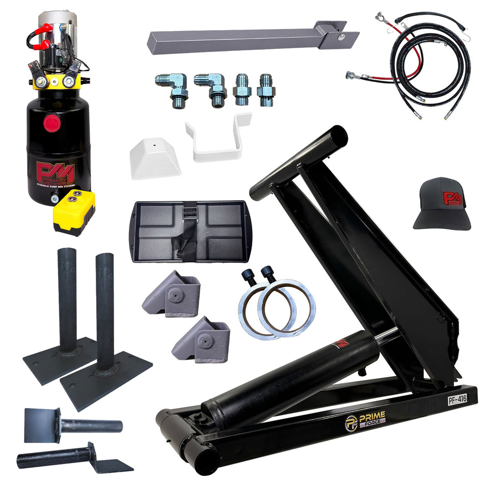 6 Ton Hydraulic Scissor Hoist Kit - Fits 10-14' Dump Body   PF-416