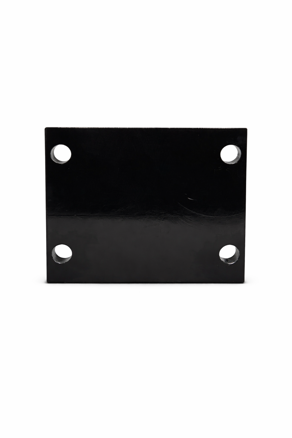 **Title:** Jack Mount Plate – Weld-On Adapter for Trailer Jacks  

**Meta Description:** Heavy-duty steel jack mount plate for trailers, allowing bolt-on installation of jacks without a pre-existing bolt pattern.  

**Alt Text:** Black metal mounting plate with four holes for bolt-on trailer jacks.