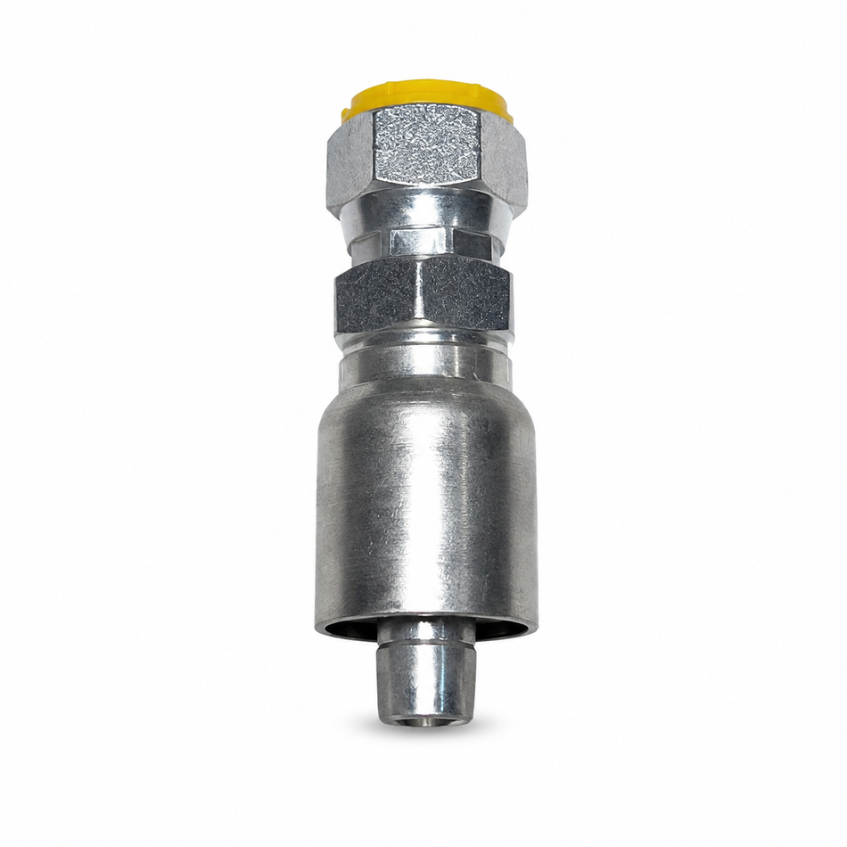 #8 JIC Female Swivel Straight Hydraulic Crimp Fitting – 1/2" Hose (-8)