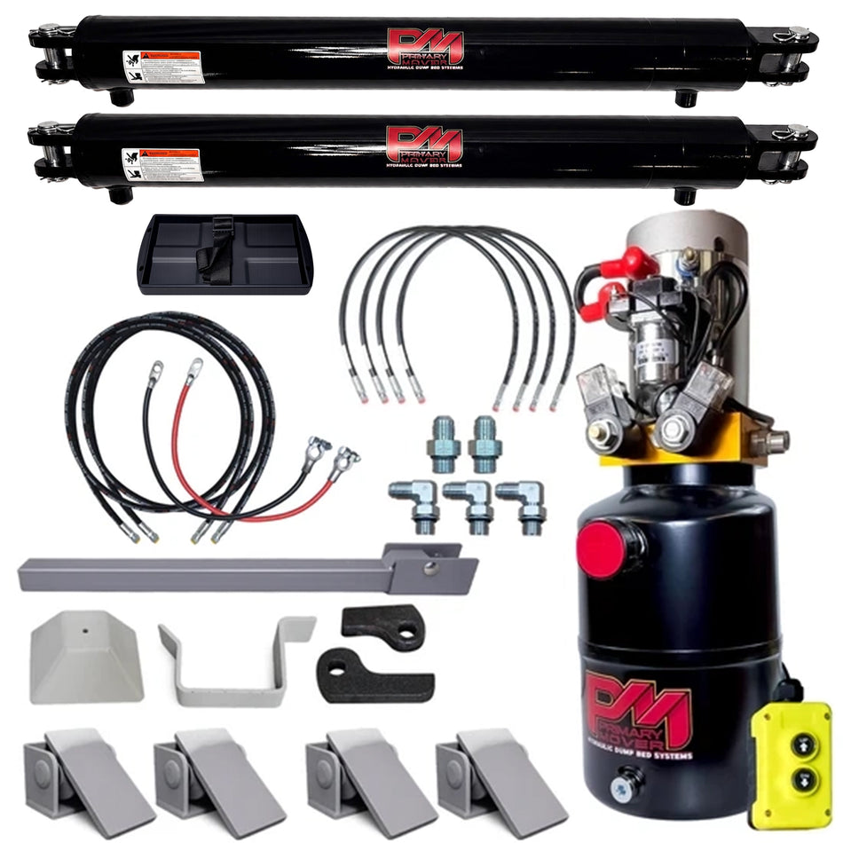 Dual 3.5" x 30" Cylinders Direct Push Lift Kit | PFK-3530-DP2