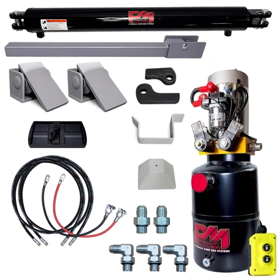 Single 3.5" x 30" Cylinder Direct Push Lift Kit | PFK-3530-DP