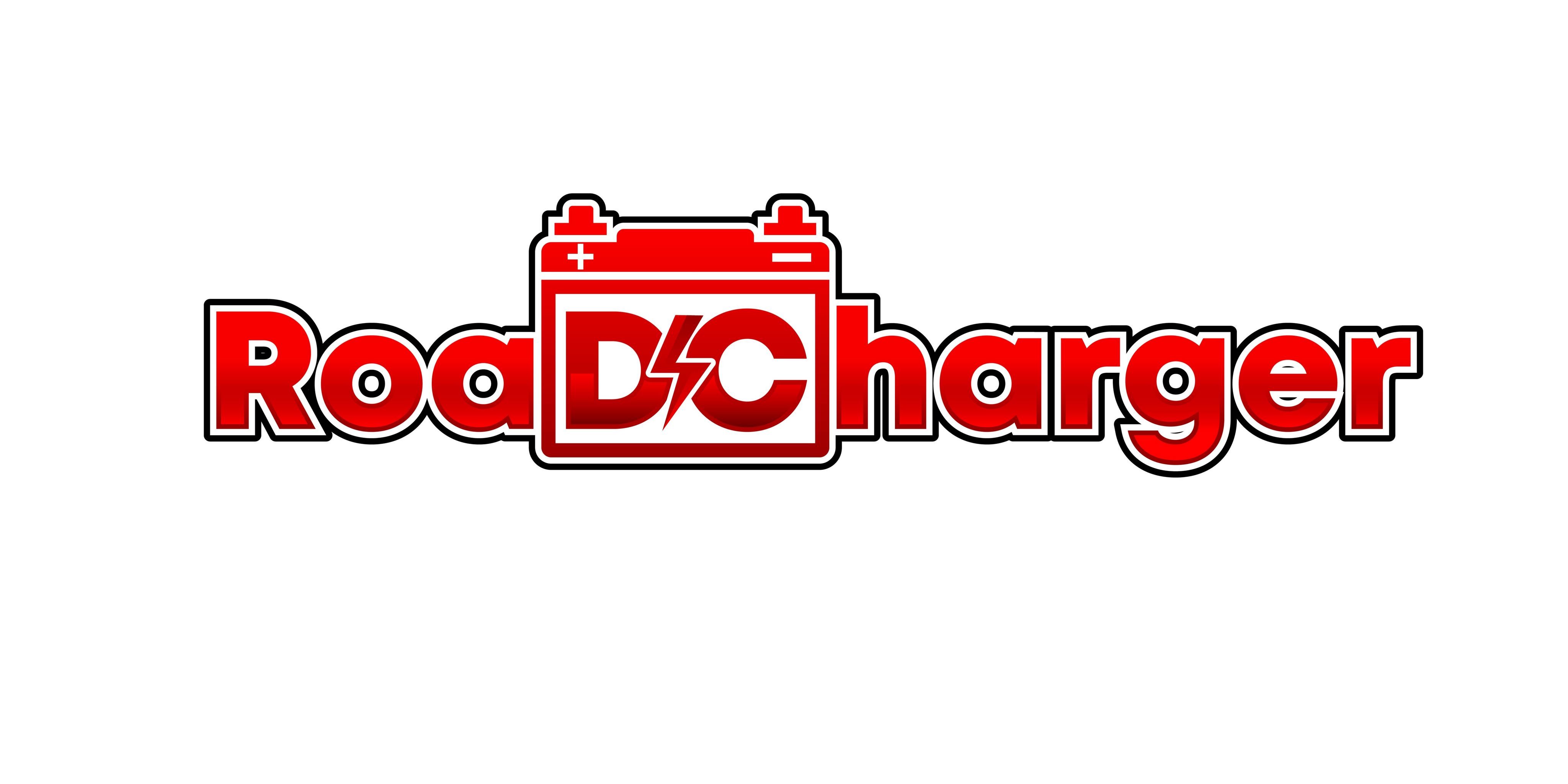 A red and black logo of the RoaDCharger 20 Amp Auxiliary Battery Charger with 7-Way connector, enhancing productivity by recharging trailer batteries on the go.
