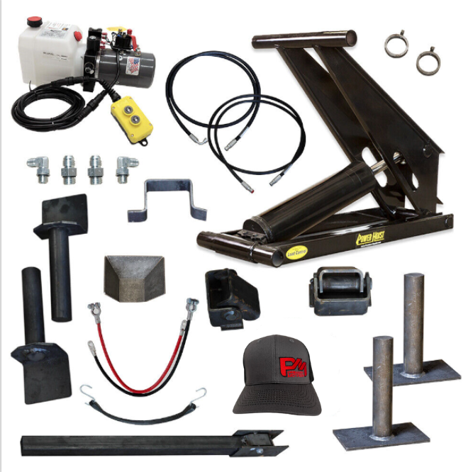 Ph-621-6 Remolque de volcado Kit de polipasilla hidráulica-Capacidad de 11 toneladas-Se adapta al cuerpo de volcado de 16-20 '