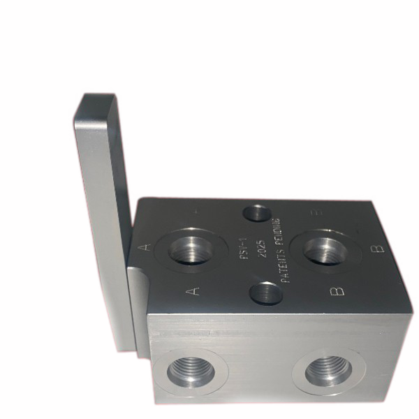 A robust 24k Double Hydraulic Trailer Jack Add-On Kit, featuring a metal block with screws for towing reliability. Effortlessly lift heavy loads with a powerful hydraulic system and dual holding valve for stability.