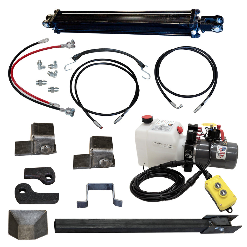 Single 3.5" x 30" Cylinder - Direct Push Lift Kit